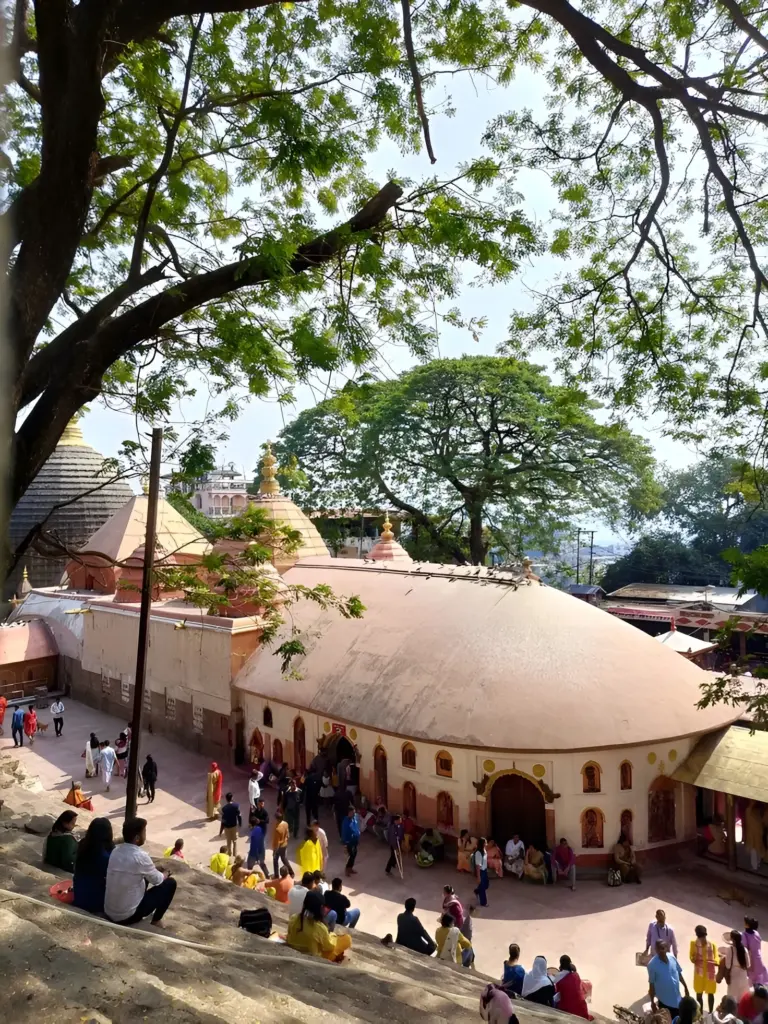 Devotees at Maa Kamakhya Temple, Assam