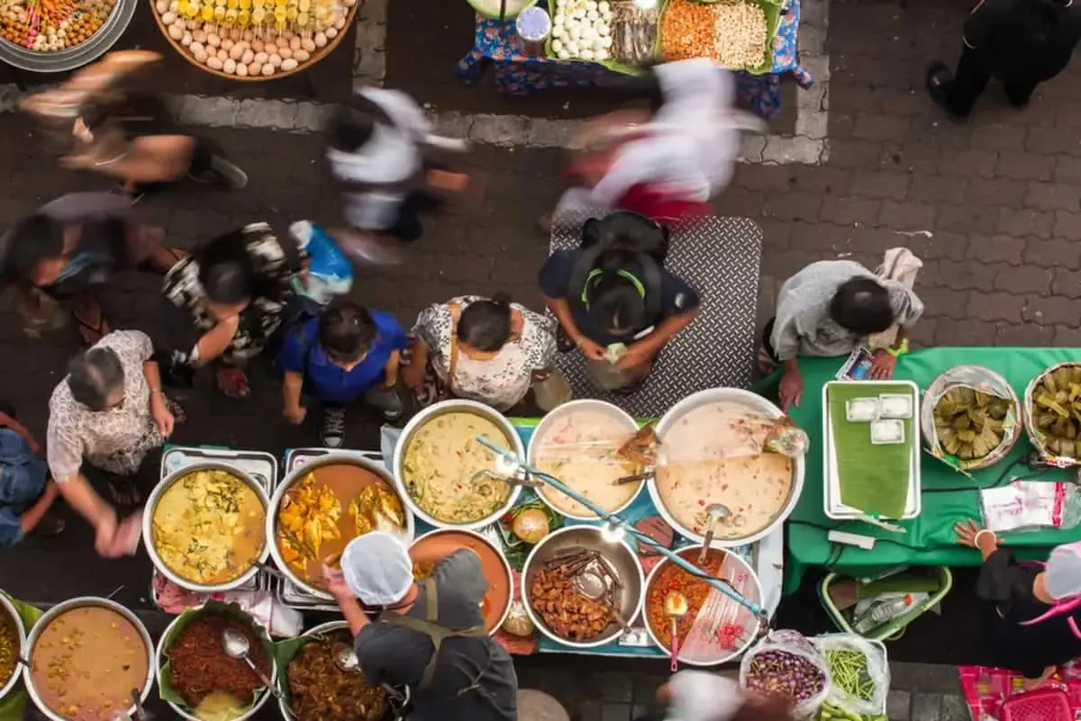 Khao Gali street food market in Guwahati
