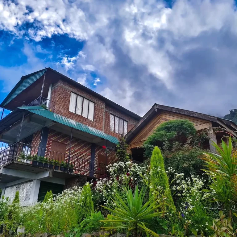 Brick cottage exterior at Everhill Homestay