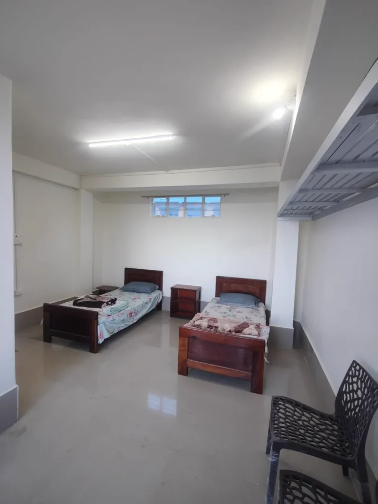 Twin bed room at Solace Homestay